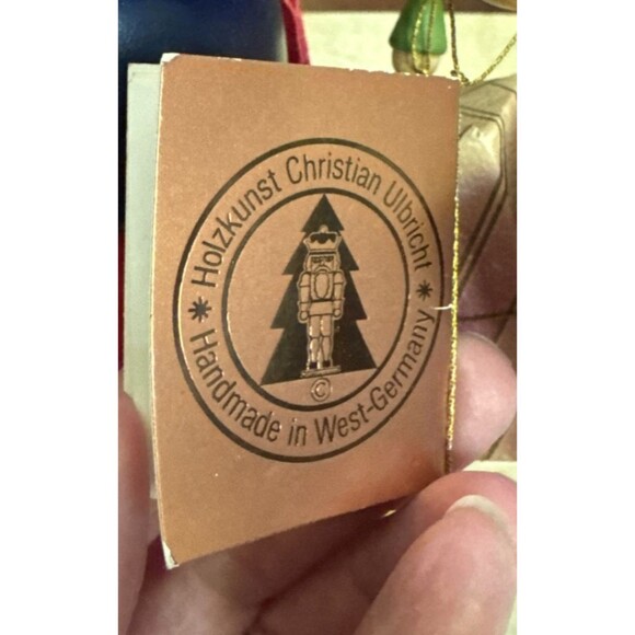 Vintage Holzkunst Christian Ulbricht W. Germany Nutcracker With Satchel/ Gifts - Picture 8 of 11